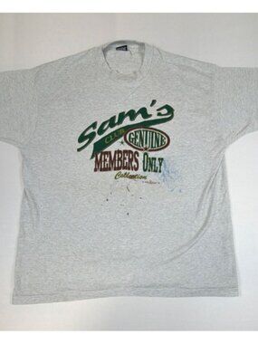 Vintage Fruit of the Loom Best Men XXL Sam's Club T-Shirt Made in USA Grey 90s